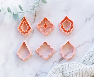 Moroccan Inspired Shape Polymer Clay  Cutter | Fondant Cutter | Cookie Cutter